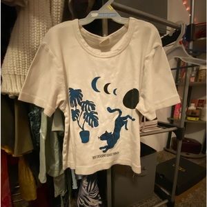 urban outfitters cropped shirt